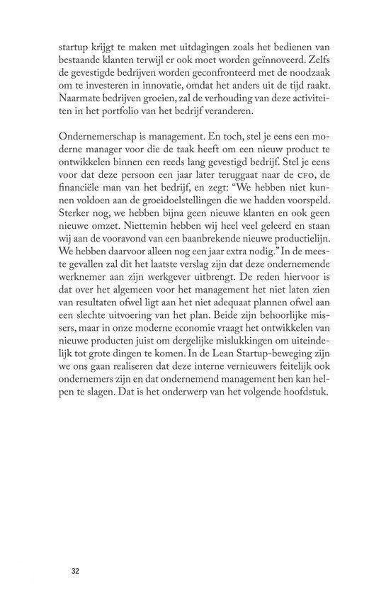 De lean startup