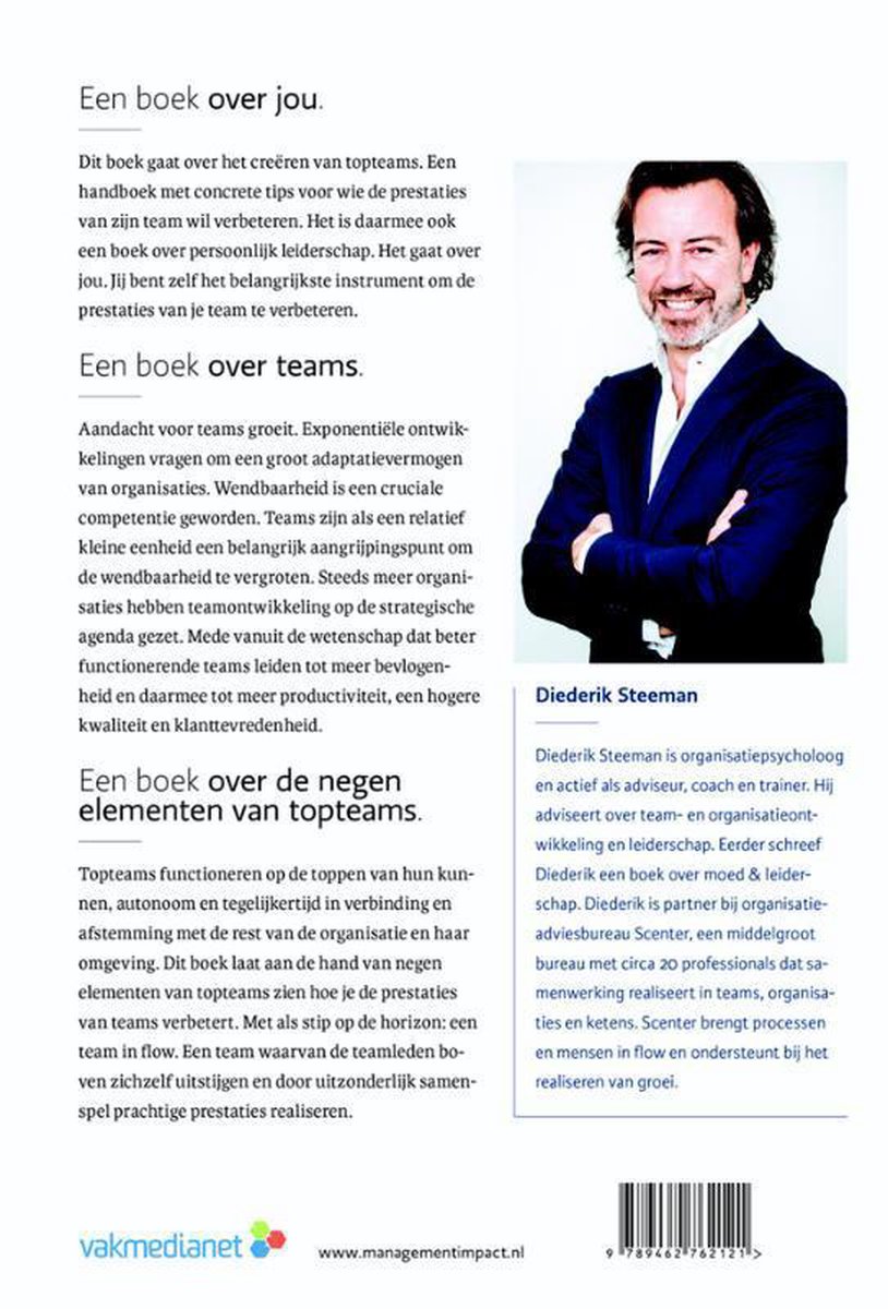 Teams in flow - back cover