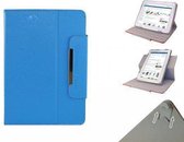 Olivetti Olipad Smart 2 Quad Diamond Class Cover, 360° Draaibare Hoes, Luxe Case, Kleur Blauw, merk i12Cover