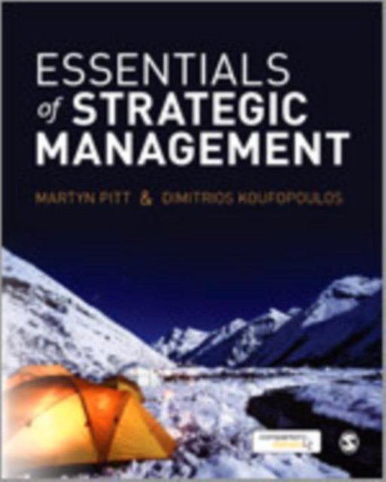 Essentials of Strategic Management - cover