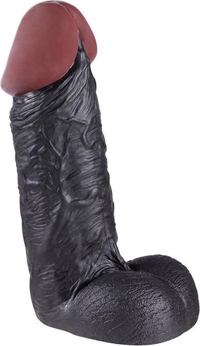 NMC Giant Family-Little Dick 11 inch Realistische dildo - Zwart - 28 cm