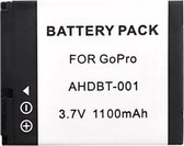 AHDBT-001 1100mAh batterij /  accu voor Gopro HERO 2 Digitale Camera