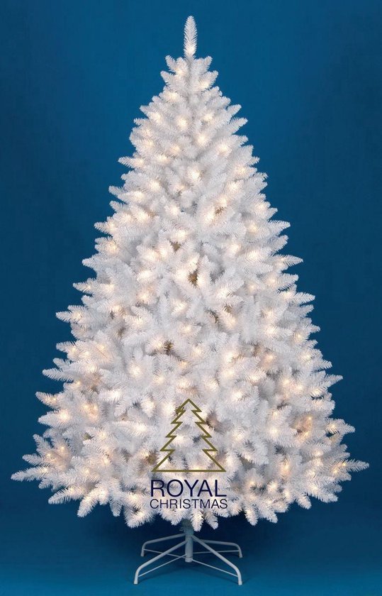 hurken redactioneel eerste Witte Kunstkerstboom Washington Promo Wit - Hoogte 150 cm - met 200 warm LED...  | bol.com