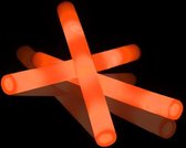 LED Foam sticks, lichtstaaf, lichtbuis, oranje - 100 stuks