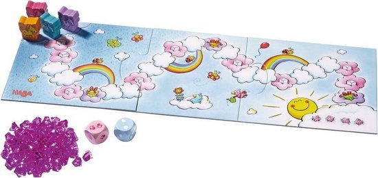 Thumbnail van een extra afbeelding van het spel Haba Kinderspel Einhorn Glitzerglück- Der Wolkenschatz (du)