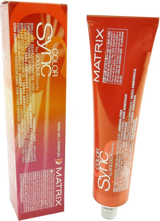 Matrix ColorSync 8GC Haarfarbe – Hellblond Gold Kupfer, Non-permanent, 90 Ml