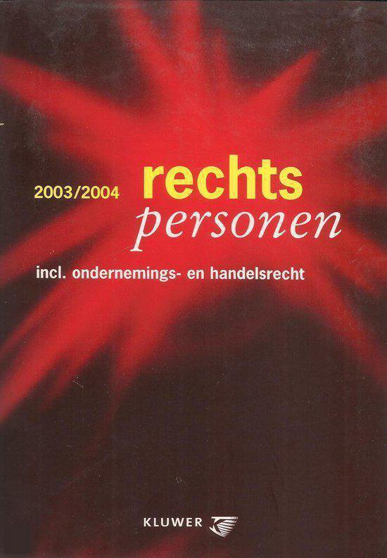 Rechtspersonen - cover