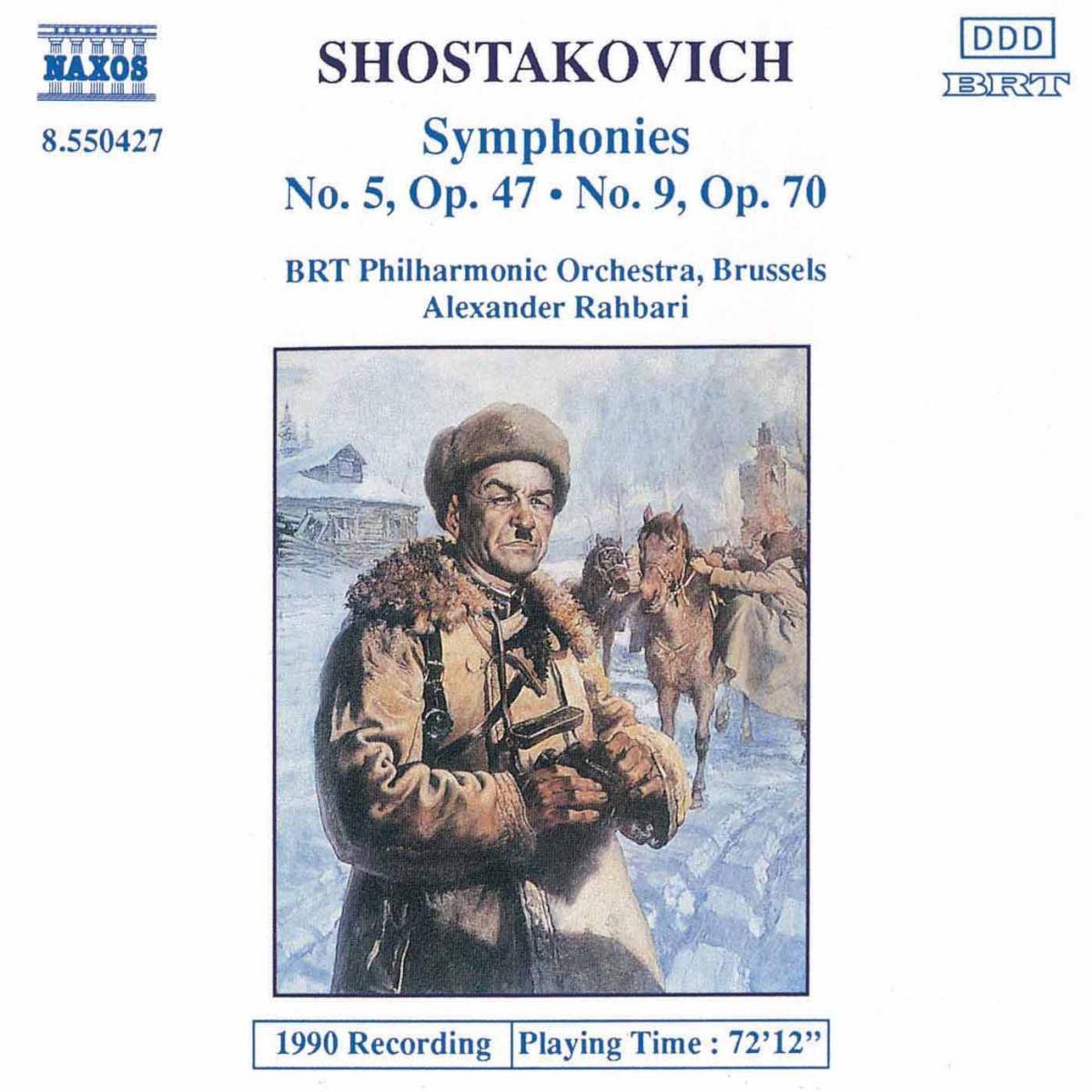 Shostakovich: Symphonies 5 & 9 / Rahbari, BRT Philharmonic