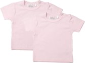 Dirkje Meisjes Shirts Korte Mouwen (2stuks) Roze
