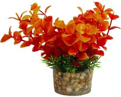 Zolux Kunstplanten Op Grind - Aquarium - Kunstplant - Assorti per stuk Small