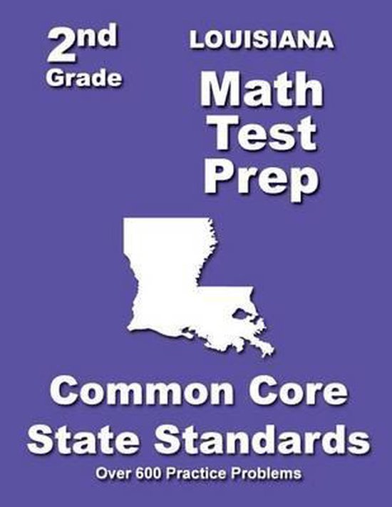Louisiana 2nd Grade Math Test Prep - cover