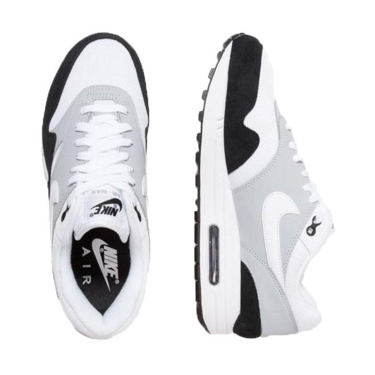 Terugbetaling negatief psychologie Nike Air Max 1 Sneakers - Maat 47 - Mannen - grijs/wit/zwart | bol.com