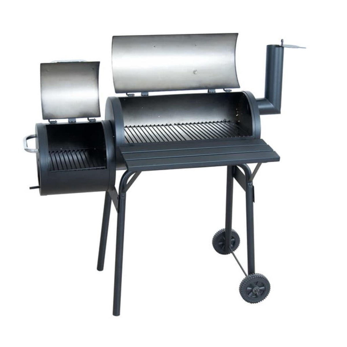 | vidaXL Barbecues Smoker BBQ Chicago 40255 RVS barbecue met regelbare luchttoevoer