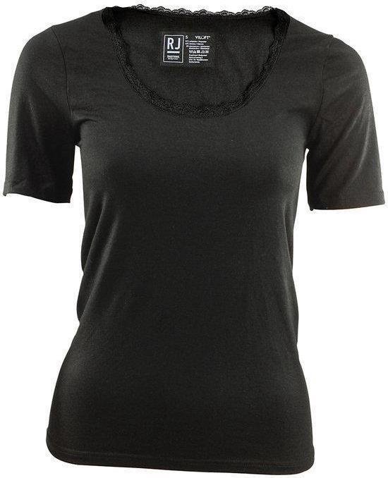 RJ Bodywear Dames T-Shirt Thermo Kant zwart mt L | bol.com
