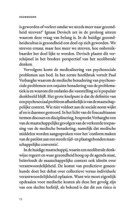 Ziek van gezondheid