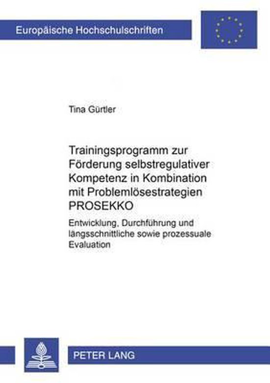 Trainingsprogramm zur Förderung selbstregulativer Kompetenz ... - cover