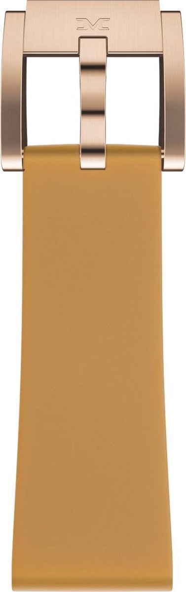 camel silicon strap - rose clasp