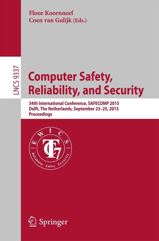 Springer Nature Proceedings Computer Science - Computer Safe ... - cover