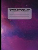 200-Page Graph Paper Composition Notebook