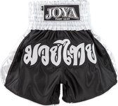 Joya Kickboxing Short 63  Sportbroek - Maat L  - Unisex - zwart/wit