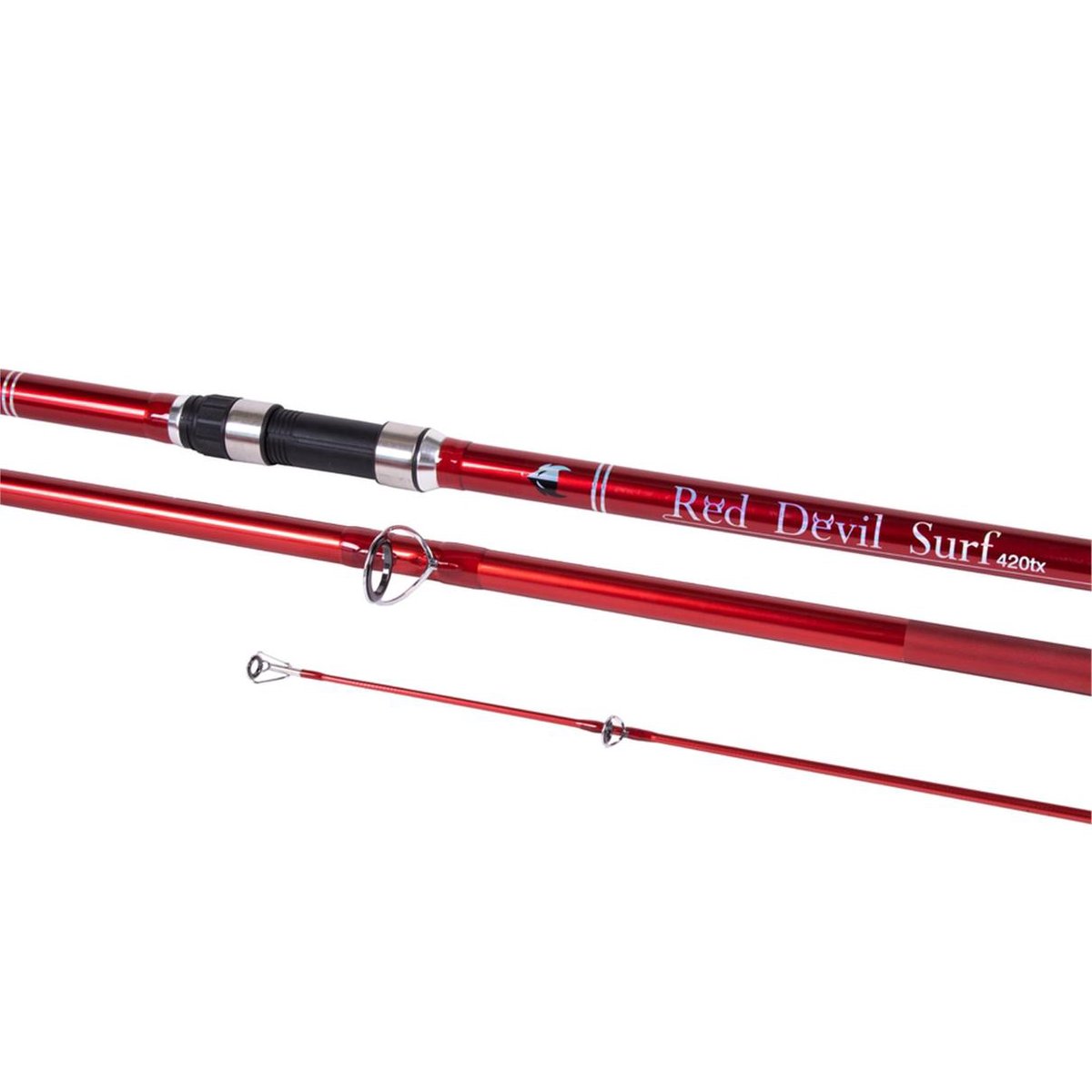 X2 Red Devil Surf TX - 3-Delig - 100-200g - 4.20m - Strandhengel - Carbon