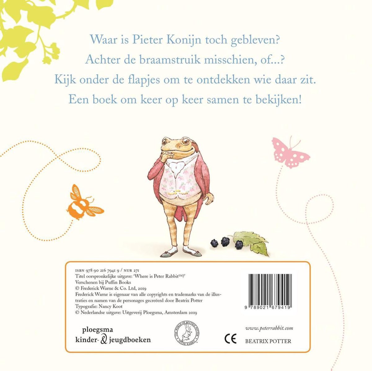 Bol Com Pieter Konijn Waar Is Pieter Konijn Beatrix Potter 9789021679419 Boeken