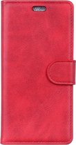 Huawei Y7 (2019) Hoesje - Luxe Book Case - Rood