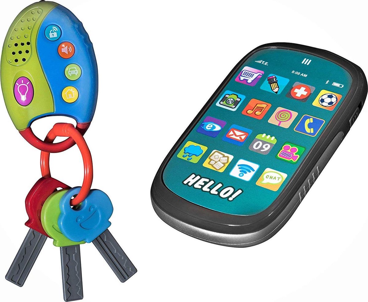 Coffret Baby smartphone + clés de voiture + télécommande Baby