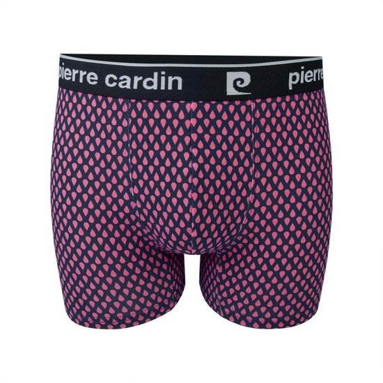 Pierre Cardin Heren Trunk | Boxershort RainDrops Blue/Pink, Maat L