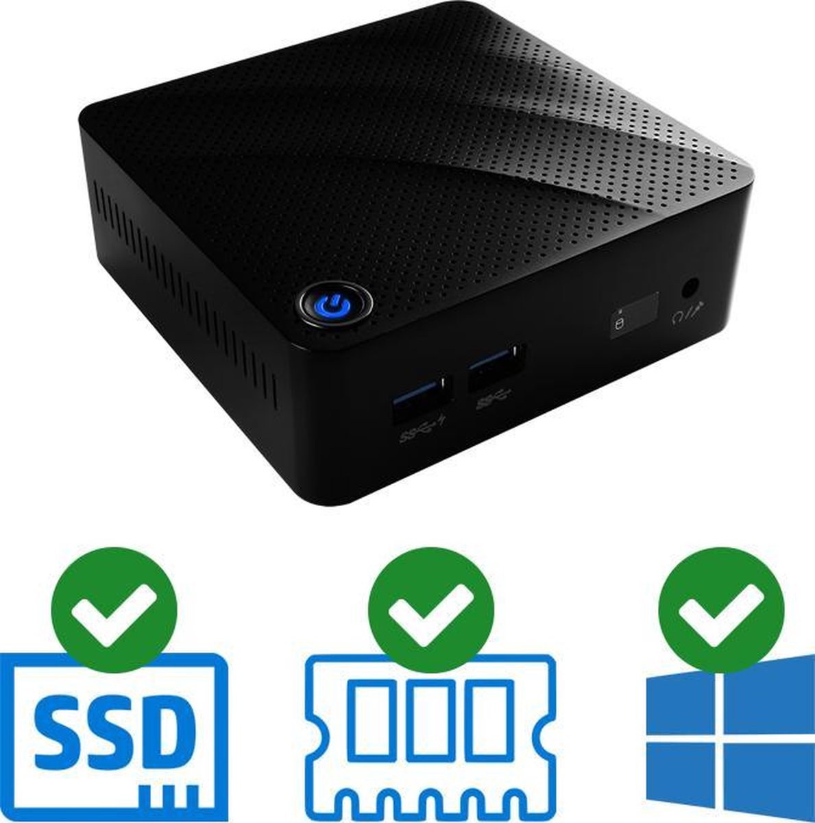 MSI NUC Compleet PC | Intel Pentium N5000 | 4 GB DDR4 | 120 GB SSD ...