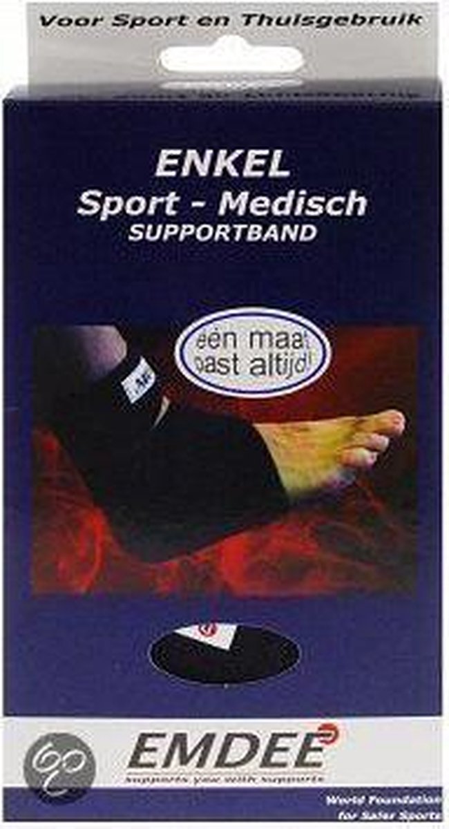 EMDEE Enkelbrace / Support (MD2071) - 3-Laags - Zwart - Unisex - One Size