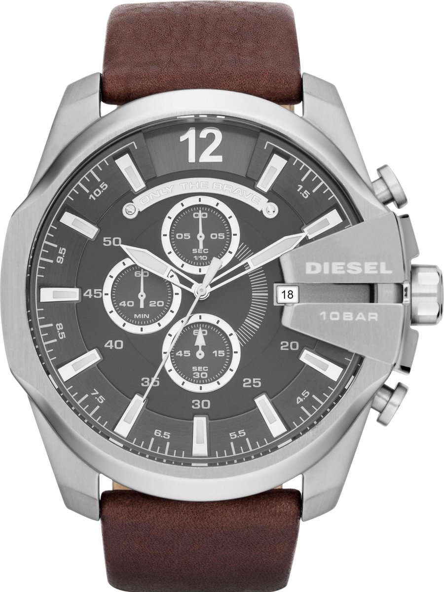 Diesel Chief DZ4290 Herenhorloge 51 mm - Bruin