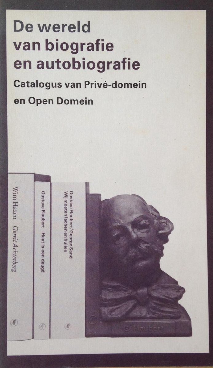 De Wereld Van Biografie En Autobiografie, Catalogus | 9789029533812 | Boeken | Bol