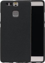 Zwart Zand TPU back case cover hoesje voor Huawei P9