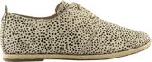 Maruti Dames Veterschoenen Kes Pixel Gebroken Wit Zwart - Gebroken Wit - maat 37