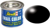 Revell verf voor modelbouw zijdemat zwart kleurnummer 302