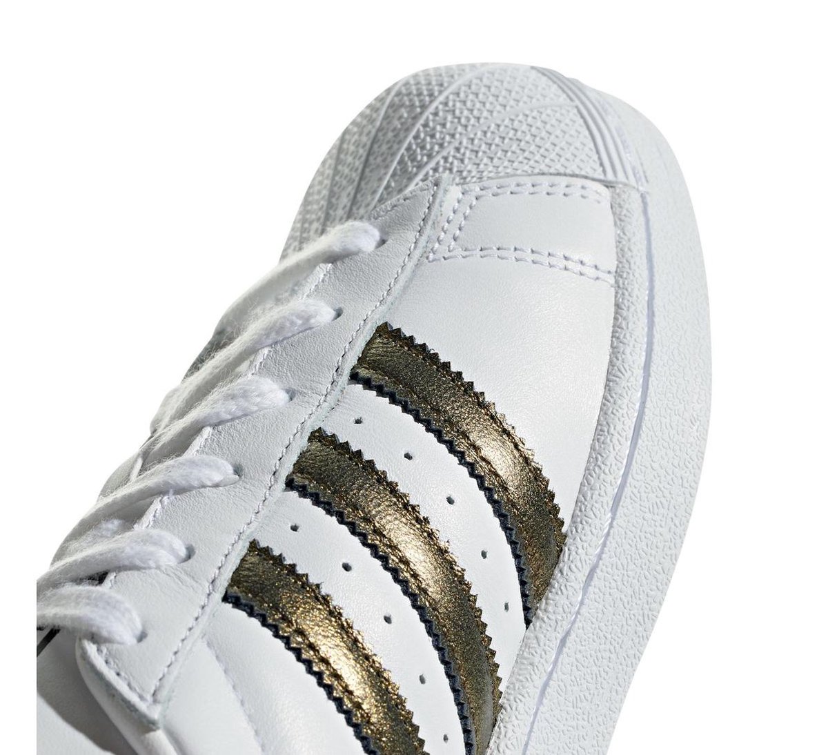 adidas Superstar Sneakers - Maat 40 - Vrouwen - wit/goud | bol.com