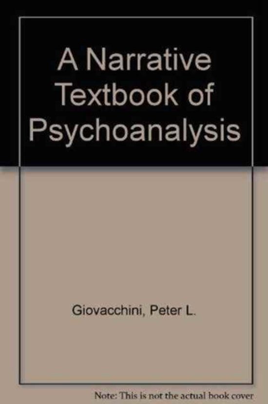 A Narrative Textbook of Psychoanalysis - cover
