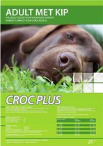 Croc Plus Hondenbrokken - 20 kg - Adult Met Kip