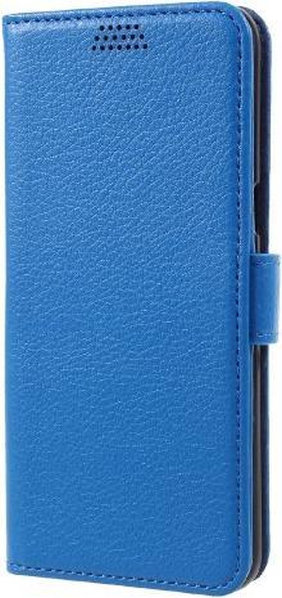 Samsung Galaxy S8 Litchi portemonnee hoesje - blauw