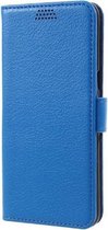 Samsung Galaxy S8 Litchi portemonnee hoesje - blauw