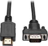 Tripp Lite P566-003-VGA cable gender changer HDMI HD15, MICRO-USB B Noir