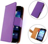 TCC Luxe Hoesje Samsung Galaxy S3 Mini Book Case Flip Cover i8190 - Paars
