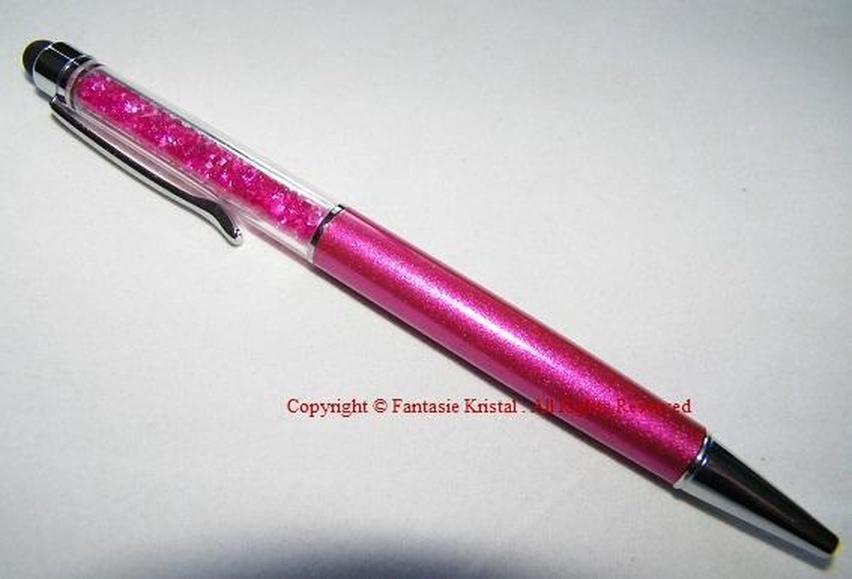 Pen met kristalsteentjes