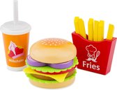 New Classic Toys - Speelgoedeten en -drinken - Fast Food Set