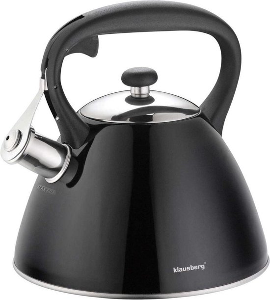 Klausberg KB-7320 fluitketel - 2L - rvs - alle warmtebronnen