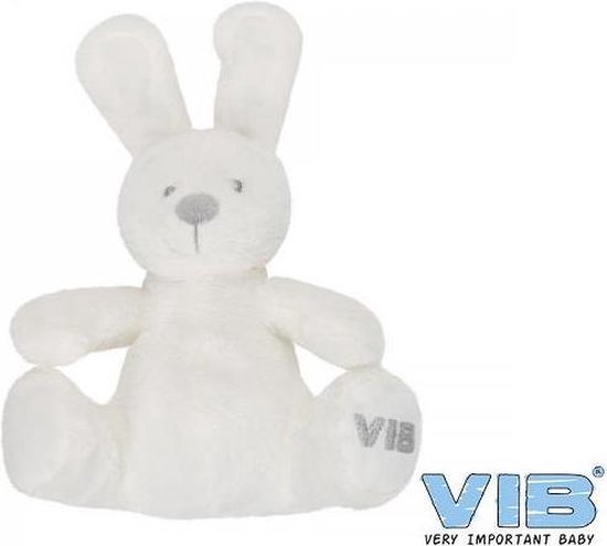 VIB wit zittend konijn pluche | bol.com