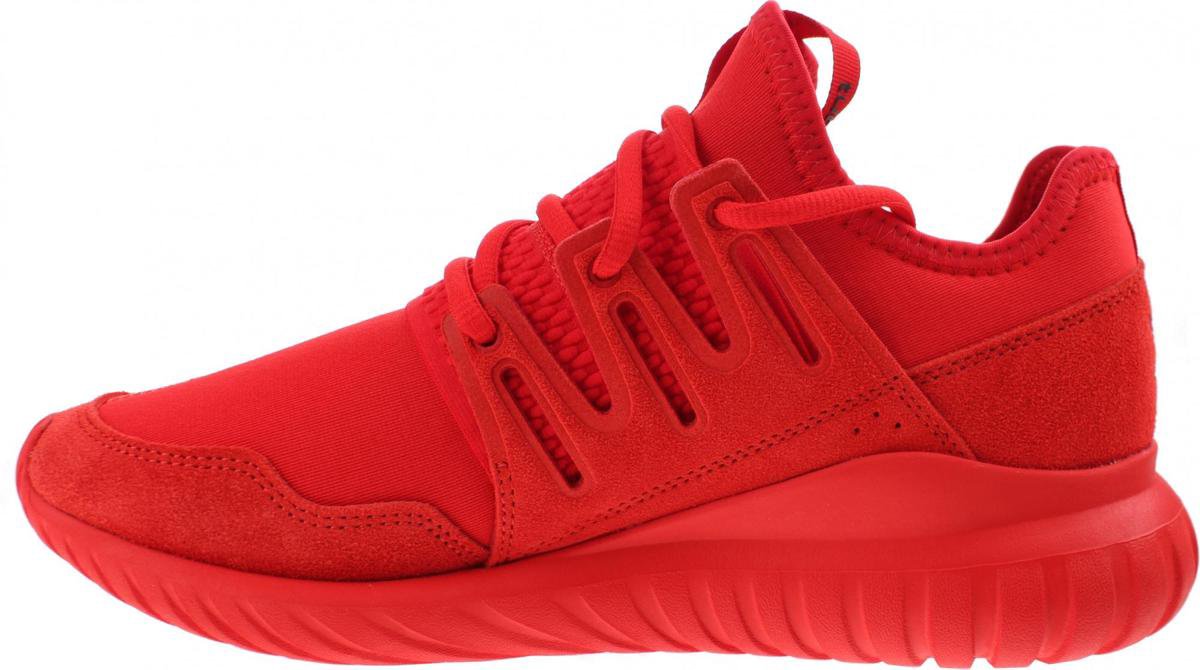 Adidas originals herren clearance tubular radial sneakers rot