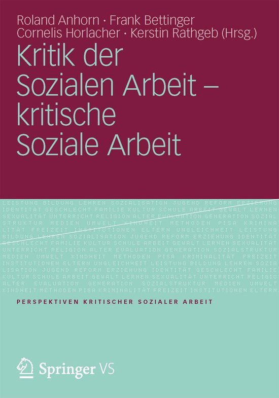 Humanities, Social Science (German Language) - Kritik der So ... - cover