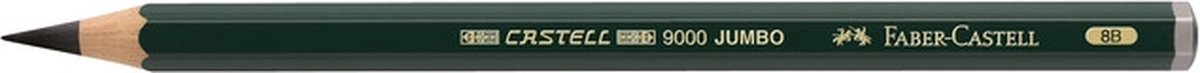 potlood Faber-Castell 9000 Jumbo 8B doos met 6 stuks